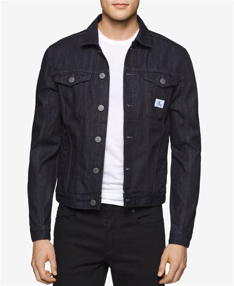 abrigos para hombre calvin klein|calvin klein black denim jacket.